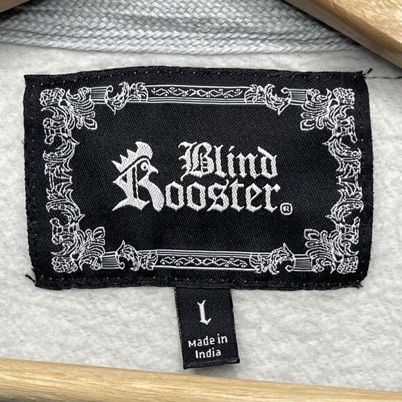 Blind Rooster Unisex Floral Graphic Crew Neck Sweatshirt L - Picture 4 of 8